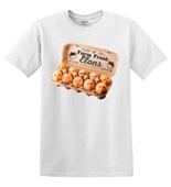 Epic Adult/Youth Farm Fresh Elon Musk Eggs Elons Doge X Cotton Graphic T-Shirts