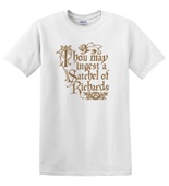 Epic Adult/Youth Thou May Ingest a Satchel of Richards Cotton Graphic T-Shirts