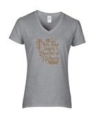 Epic Ladies Thou May Ingest a Satchel of Richards V-Neck Graphic T-Shirts