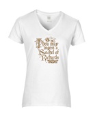 Epic Ladies Thou May Ingest a Satchel of Richards V-Neck Graphic T-Shirts