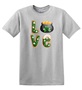 Epic Adult/Youth LOVE Happy Saint Patrick's Day Pot Gold Cotton Graphic T-Shirts