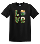 Epic Adult/Youth LOVE Happy Saint Patrick's Day Pot Gold Cotton Graphic T-Shirts