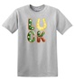 Epic Adult/Youth LUCK Happy Saint Patrick's Day Gold Cotton Graphic T-Shirts