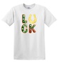 Epic Adult/Youth LUCK Happy Saint Patrick's Day Gold Cotton Graphic T-Shirts