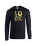 Epic LUCK Happy Saint Patrick's Day Gold Long Sleeve Cotton Graphic T-Shirts