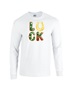 Epic LUCK Happy Saint Patrick's Day Gold Long Sleeve Cotton Graphic T-Shirts