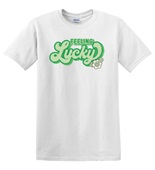 Epic Adult/Youth Feeling Lucky Saint Patrick's Day Clover Cotton Graphic T-Shirts