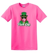 Epic Adult/Youth Feck Off Leprechaun St. Patrick's Day Cotton Graphic T-Shirts