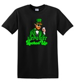 Epic Adult/Youth Let's Get Lucked Up St. Patricks Day Cotton Graphic T-Shirts