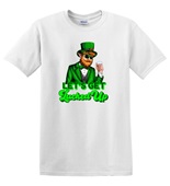 Epic Adult/Youth Let's Get Lucked Up St. Patricks Day Cotton Graphic T-Shirts