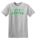 Epic Adult/Youth Fit Shaced Funny Saint Patrick's Day Cotton Graphic T-Shirts