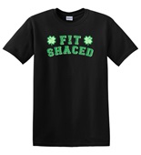 Epic Adult/Youth Fit Shaced Funny Saint Patrick's Day Cotton Graphic T-Shirts