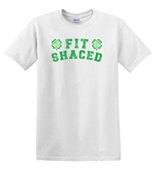 Epic Adult/Youth Fit Shaced Funny Saint Patrick's Day Cotton Graphic T-Shirts