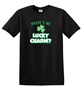Epic Adult/Youth Where's Me Lucky Charm Shamrock Clover Cotton Graphic T-Shirts