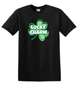 Epic Adult/Youth Lucky Charm Shamrock Clover St. Patty's Cotton Graphic T-Shirts