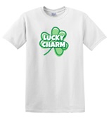 Epic Adult/Youth Lucky Charm Shamrock Clover St. Patty's Cotton Graphic T-Shirts