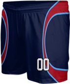 All-Sport Sublimated 6" Game Short - Custom "Swoop" Cool Performance Game Gear