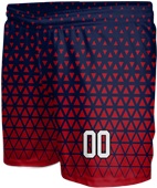 All-Sport Sublimated 6" Game Short - Custom "Triangles" Cool Performance Game Gear