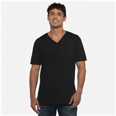 Next Level Unisex Cotton V-Neck T-Shirt 3200 BLACK Primary