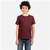 Next Level Youth Cotton T-Shirt 3310 MAROON Primary
