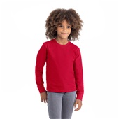 Next Level Youth Cotton Long Sleeve T-Shirt 3311 RED Primary