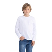 Next Level Youth Cotton Long Sleeve T-Shirt 3311 WHITE Primary