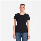 Next Level Women's Cotton T-Shirt 3900 BLACK Primary