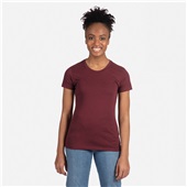 Next Level Women's Cotton T-Shirt 3900 MAROON Primary