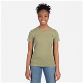 Next Level Women's Cotton T-Shirt 3900 LIGHT OLIVE Primary