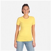 Next Level Women's Cotton T-Shirt 3900 VIBRANT YELLOW Primary