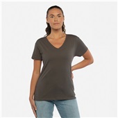 Next Level Women's Cotton V-Neck T-Shirt 3940 HEAVY METAL Primary