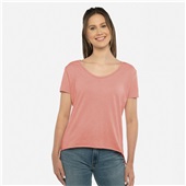 Next Level Festival Scoop Neck T-Shirt 5030 DESERT PINK Primary