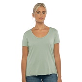 Next Level Festival Scoop Neck T-Shirt 5030 STONEWASH GREEN Primary