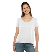 Next Level Festival Scoop Neck T-Shirt 5030 WHITE Primary