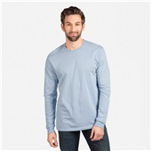 Next Level Unisex CVC Long Sleeve T-Shirt 6211 HEATHER COLUMBIA BLUE Primary