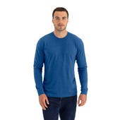 Next Level Unisex CVC Long Sleeve T-Shirt 6211 HEATHER COOL BLUE Primary