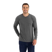 Next Level Unisex CVC Long Sleeve T-Shirt 6211 HEATHER HEAVY METAL Primary