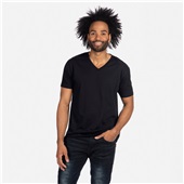 Next Level Unisex CVC V-Neck T-Shirt 6240 BLACK Primary