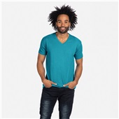 Next Level Unisex CVC V-Neck T-Shirt 6240 TURQUOISE Primary