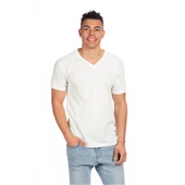 Next Level Unisex CVC V-Neck T-Shirt 6240 WHITE Primary