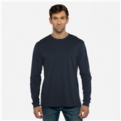 Next Level Unisex Sueded Long Sleeve T-Shirt 6411 MIDNIGHT NAVY Primary