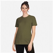 Next Level Women's CVC Relaxed Short Sleeve T-Shirt 6600 MILITARY GREEN Primary