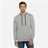 Next Level Unisex Laguna Hoodie 9301 HEATHER GRAY/MIDNIGHT NAVY Primary