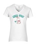 Epic Ladies Guess What Bunny Butt Funny Easter V-Neck Graphic T-Shirts