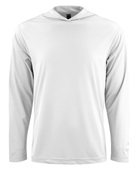 Zorrel Brooklyn Mens Long Sleeve Interlock Hooded T-Shirt Z4565 WHITE Primary