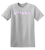 Epic Adult/Youth So Preppy Cute Flowers Quilted Doodle Cotton Graphic T-Shirts