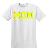Epic Adult/Youth MOM Softball Font Sports Fan Cotton Graphic T-Shirts