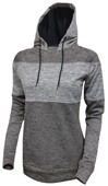 Tonix Ladies Tenacity Recycled Polyester Pullover Hoodie 2085 GREY/DARK GREY MARBLE Primary