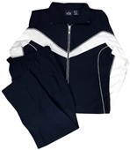 Vos Sports 2628S Ladies Microfiber Warm Up Set or 2628T Jacket Only