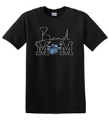 Epic Adult/Youth Band MOM Blue Drums Music Symphony Club Cotton Graphic T-Shirts